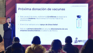 Moderna México Donación Vacuna Coronavirus COVID-19