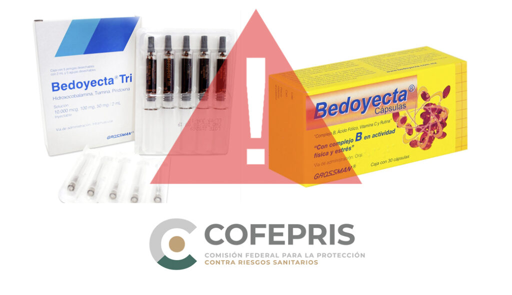 Cofepris Alerta Sobre Falsificación Productos Bedoyecta. - Ignición Farma